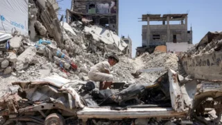 Tujuh Warga Palestina Jadi Korban Jiwa, Serangan Israel Hancurkan Gudang Bantuan di Gaza
